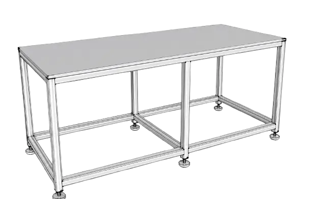 Cobot Workstation | 2 M | 40x40 Aluminium profile | MDF 18 MM