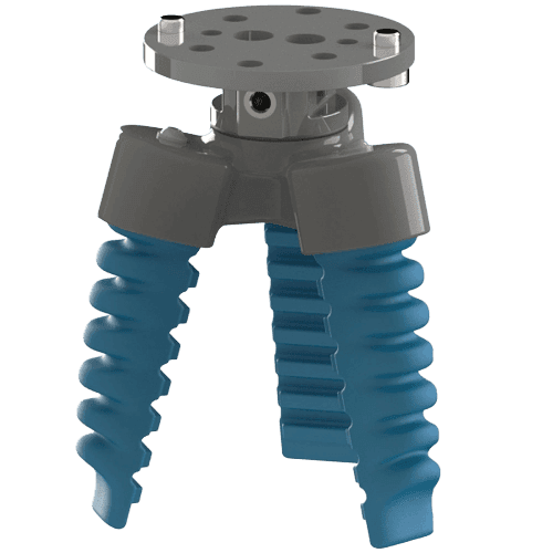 Soft Gripping | Three Finger Centric Gripper | Soft Gripper